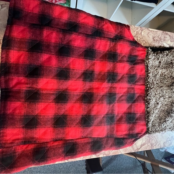 New With Tags Simply Southern Lumber Jill Vest-Plaid Red - Picture 5 of 6